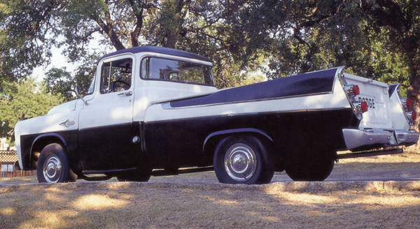 The Dodge Sweptline truck began in 1959 The term Sweptline referred to